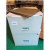 Image 4 : Office Desk, Steel Filing Cabinet, and Assorted Office Supplies