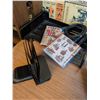 Image 6 : Office Desk, Steel Filing Cabinet, and Assorted Office Supplies