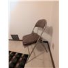 Image 5 : Metal Folding Card Table w/ 3 Padded Folding Chairs & More