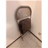 Image 6 : Metal Folding Card Table w/ 3 Padded Folding Chairs & More