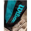 Image 12 : Wilson Golf Bag with Clubs, Pull Cart, and Accessories