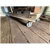 Image 13 : Metal Frame, Table & Toolbox w/ Contents: Adhesives, Hardware, etc on Rolling Dolly
