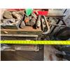 Image 16 : Metal Frame, Table & Toolbox w/ Contents: Adhesives, Hardware, etc on Rolling Dolly