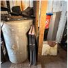 Image 1 : Concrete Cylinder 250W0G, Metal Framing, Hose, Buckets,