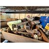 Image 2 : Metal Mesh Shelving Unit 77" x 24" x 72"H w/ Contents: Metal Doors, Hoses, Air Brake Canister, Diese