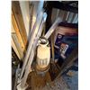 Image 8 : Metal Mesh Shelving Unit 77" x 24" x 72"H w/ Contents: Metal Doors, Hoses, Air Brake Canister, Diese