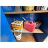 Image 8 : Eagle CRA-45 Acid & Corrosive Storage Cabinet 43" x 18" x 65"H w/ Contents: Gas Cans, Oil, Diesel Fl