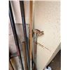 Image 3 : Metal 2-Door Cabinet 36" x 18" x 71"H w/ Misc Landscape Tools & Contents: Paint, Stop-Leak, etc