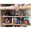 Image 8 : Metal 2-Door Cabinet 36" x 18" x 71"H w/ Misc Landscape Tools & Contents: Paint, Stop-Leak, etc
