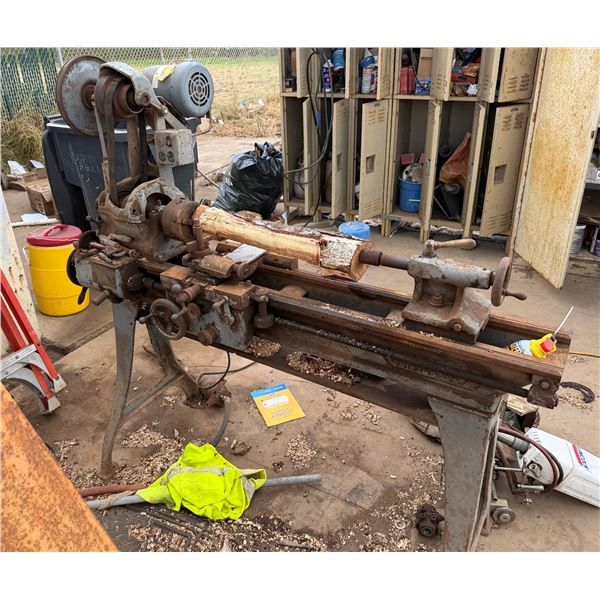 Vintage Metal Lathe w/ Dayton 5K262S Motor