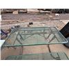 Image 3 : Green Metal Mesh Picnic Table w/ Attached Benches 72" x 30" x 31"H