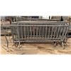Image 1 : Multiple Crowd Control Steel Barriers, Misc Sizes