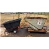 Image 1 : Rubbermaid 1304 Commercial Tilt Truck & Hippo Self-Dumping Hopper, Misc Sizes