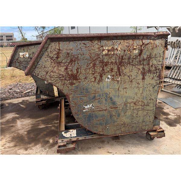 Metal 2-Yard Self-Dumping Hopper