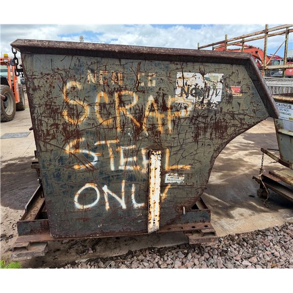 Metal 2-Yard Self-Dumping Hopper