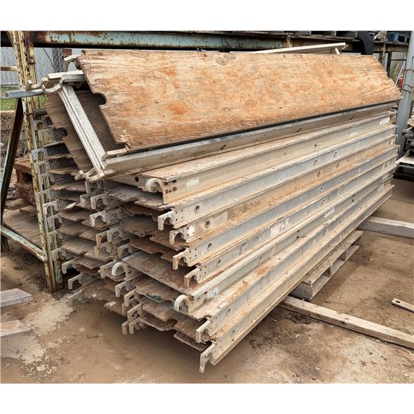 Multiple Bill-Jax Metal Scaffolding Planks