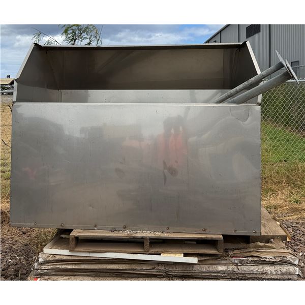 Custom Aluminum Hopper 72" x 42" x 57"H