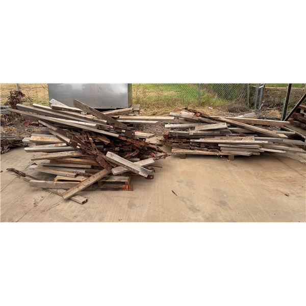 Multiple Wooden Lengths w/ Metal Wall Braces or Turnbuckles, Misc Sizes