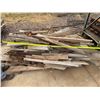 Image 8 : Multiple Wooden Lengths w/ Metal Wall Braces or Turnbuckles, Misc Sizes