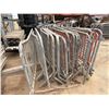 Image 5 : Multiple Crowd Control Steel Barriers 80"L