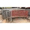 Image 1 : Multiple Crowd Control Steel Barriers 80"L