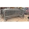 Image 1 : Multiple Crowd Control Steel Barriers 80"L