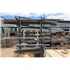 Image 1 : Metal Pipe Rack 113" x 62" x 108"H & Contents: Multiple Pipes, Misc Sizes