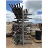 Image 4 : Metal Pipe Rack 113" x 62" x 108"H & Contents: Multiple Pipes, Misc Sizes