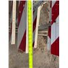 Image 7 : Multiple Metal "Road Closed" Barriers 120" x 2" x 61"H