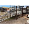 Image 1 : Metal Pipe Rack 121" x 52" x 75"H & Contents: Multiple Pipes, Misc Sizes