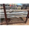 Image 5 : Metal Pipe Rack 121" x 52" x 75"H & Contents: Multiple Pipes, Misc Sizes