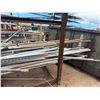 Image 6 : Metal Pipe Rack 121" x 52" x 75"H & Contents: Multiple Pipes, Misc Sizes