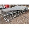 Image 1 : Multiple Chain Link Fence Sections & Metal Mesh 4'x8' Grates