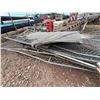 Image 8 : Multiple Chain Link Fence Sections & Metal Mesh 4'x8' Grates