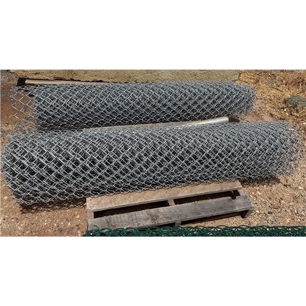 Qty 2 Rolls Chain Link Fencing 72"W