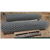 Image 1 : Qty 2 Rolls Chain Link Fencing 72"W
