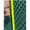 Image 4 : Qty 2 Rolls Green Chain Link Fencing 57" & 85"W