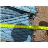 Image 4 : Multiple Rolls Blue Privacy-Slatted Chain Link Fencing 84"W