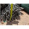 Image 6 : Multiple Rolls Blue Privacy-Slatted Chain Link Fencing 84"W