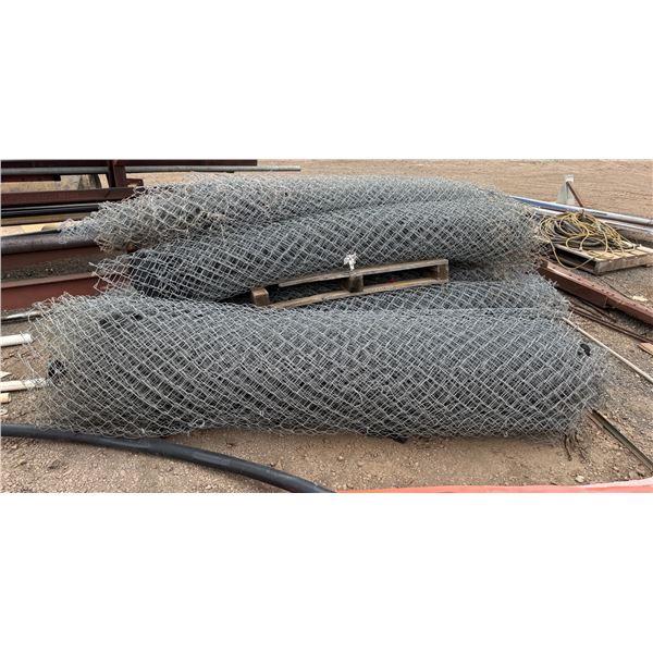 Multiple Rolls Chain Link Fencing 98"W