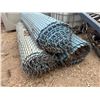 Image 2 : Multiple Rolls Blue Privacy-Slatted Chain Link Fencing 82"W