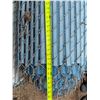 Image 4 : Multiple Rolls Blue Privacy-Slatted Chain Link Fencing 82"W