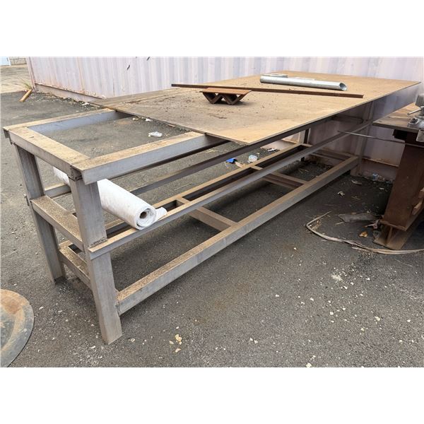 Metal Welding Workbench w/ Undershelves 108" x 85" x 34"H
