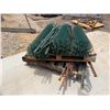 Image 2 : Multiple Rolls Green Chain Link Fencing w/ Posts 48"W