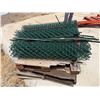 Image 3 : Multiple Rolls Green Chain Link Fencing w/ Posts 48"W