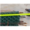 Image 4 : Multiple Rolls Green Chain Link Fencing w/ Posts 48"W