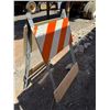 Image 3 : Qty Approx. 35 Construction Sawhorse Barricades