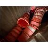 Image 2 : Qty Approx. 60 Multiple HDPE High-Density Polyethylene Traffic Drum Barrels w/ Bases