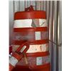 Image 4 : Qty Approx. 60 Multiple HDPE High-Density Polyethylene Traffic Drum Barrels w/ Bases