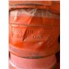 Image 5 : Qty Approx. 60 Multiple HDPE High-Density Polyethylene Traffic Drum Barrels w/ Bases